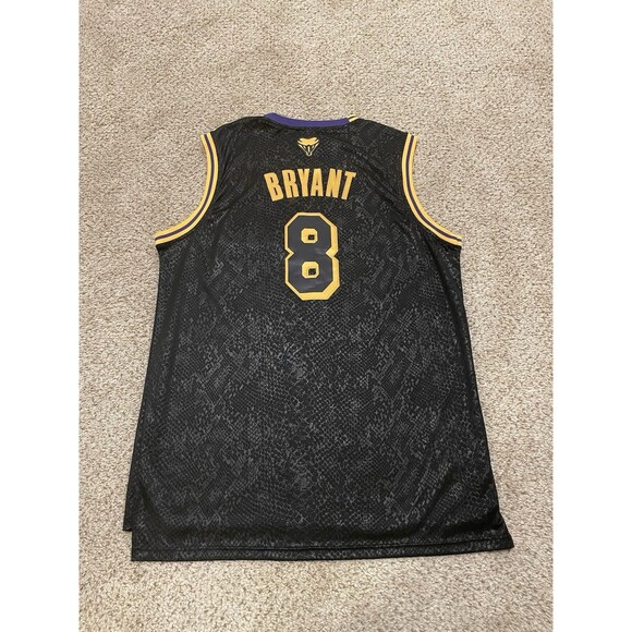 Kobe Bryant Jersey Mens Size XL Mamba 8 24 Snake BASKETBALL NBA LAKERS - Picture 2 of 4